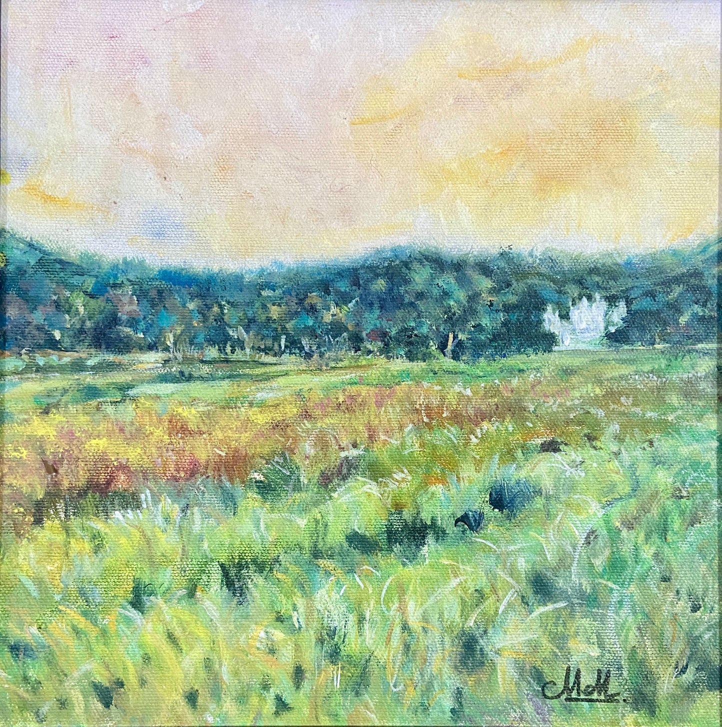 Church across the Farm, Salcette